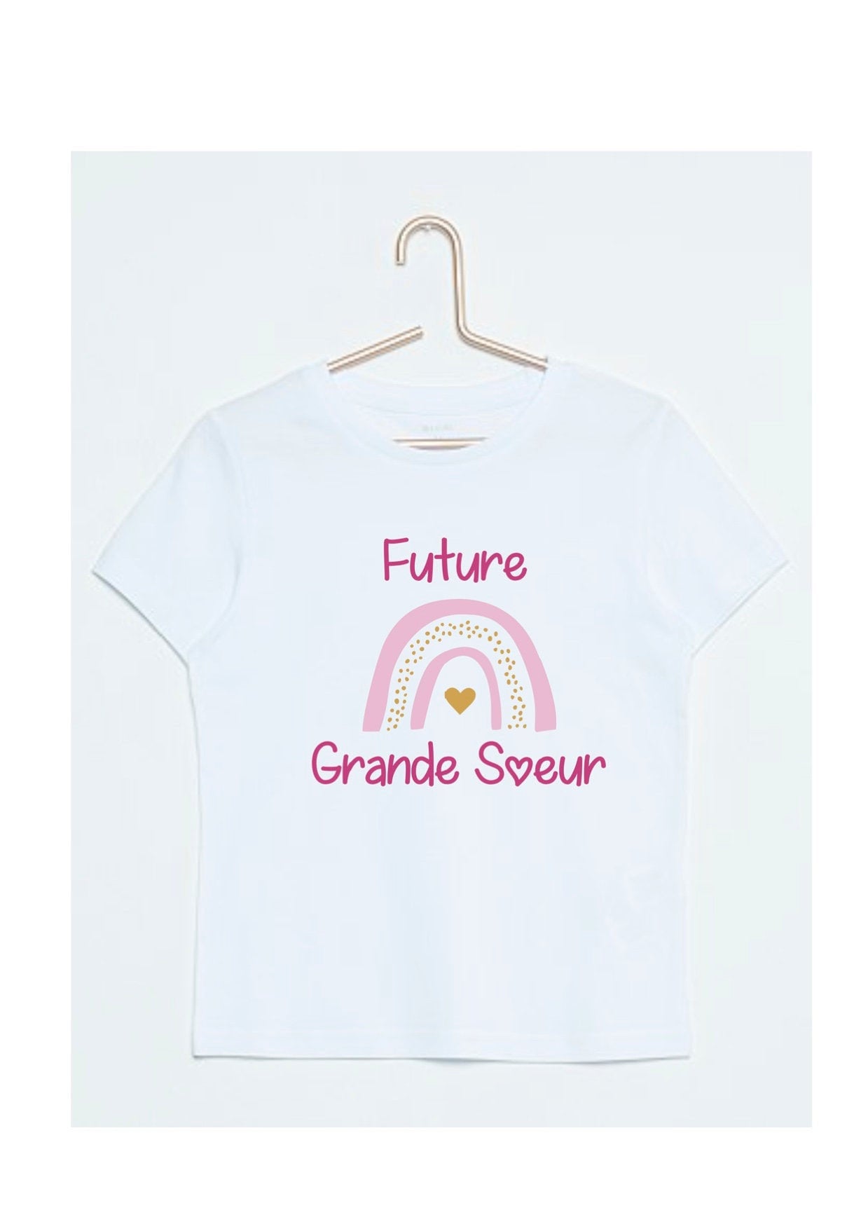 t-shirt announces future pregnancy super big sister, pregnancy announcement, future big sister, rainbow
