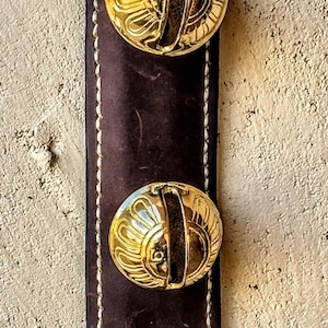 Solid Brass &quot;5&quot; Sleigh Bells Hanger