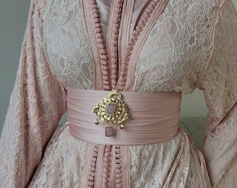 Custom Moroccan Kaftan Wedding Dress – Personalized Luxury Takchita, Handcrafted Caftan Nikah Embroidery - made to order Kaftan - Eid dress