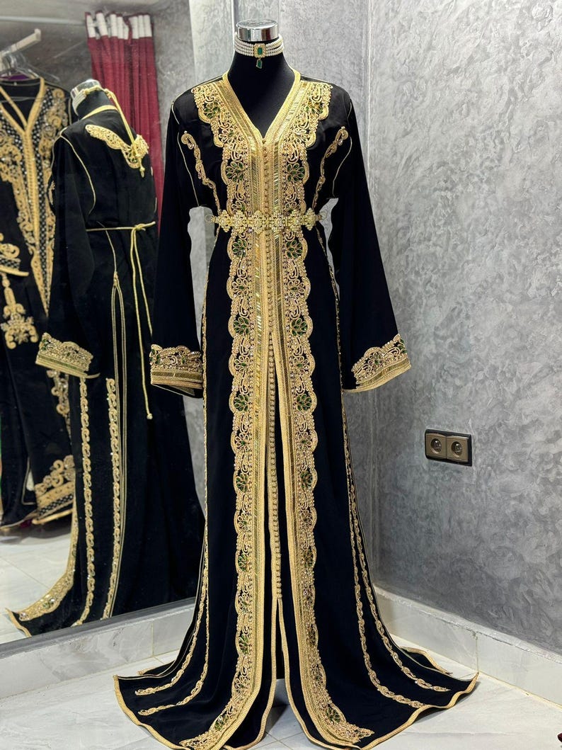 Full Sleeve moroccan caftan for women main image 1