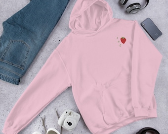 strawberry adidas hoodie