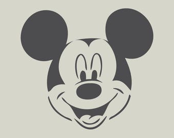 Mickey. Pochoir de Mickey. Dessin de Mickey (ref 401)