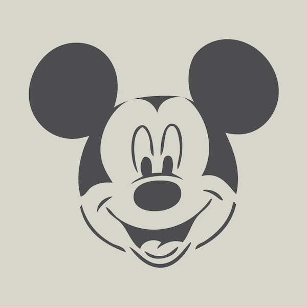 Mickey. Pochoir de Mickey. Dessin de Mickey (ref 401)