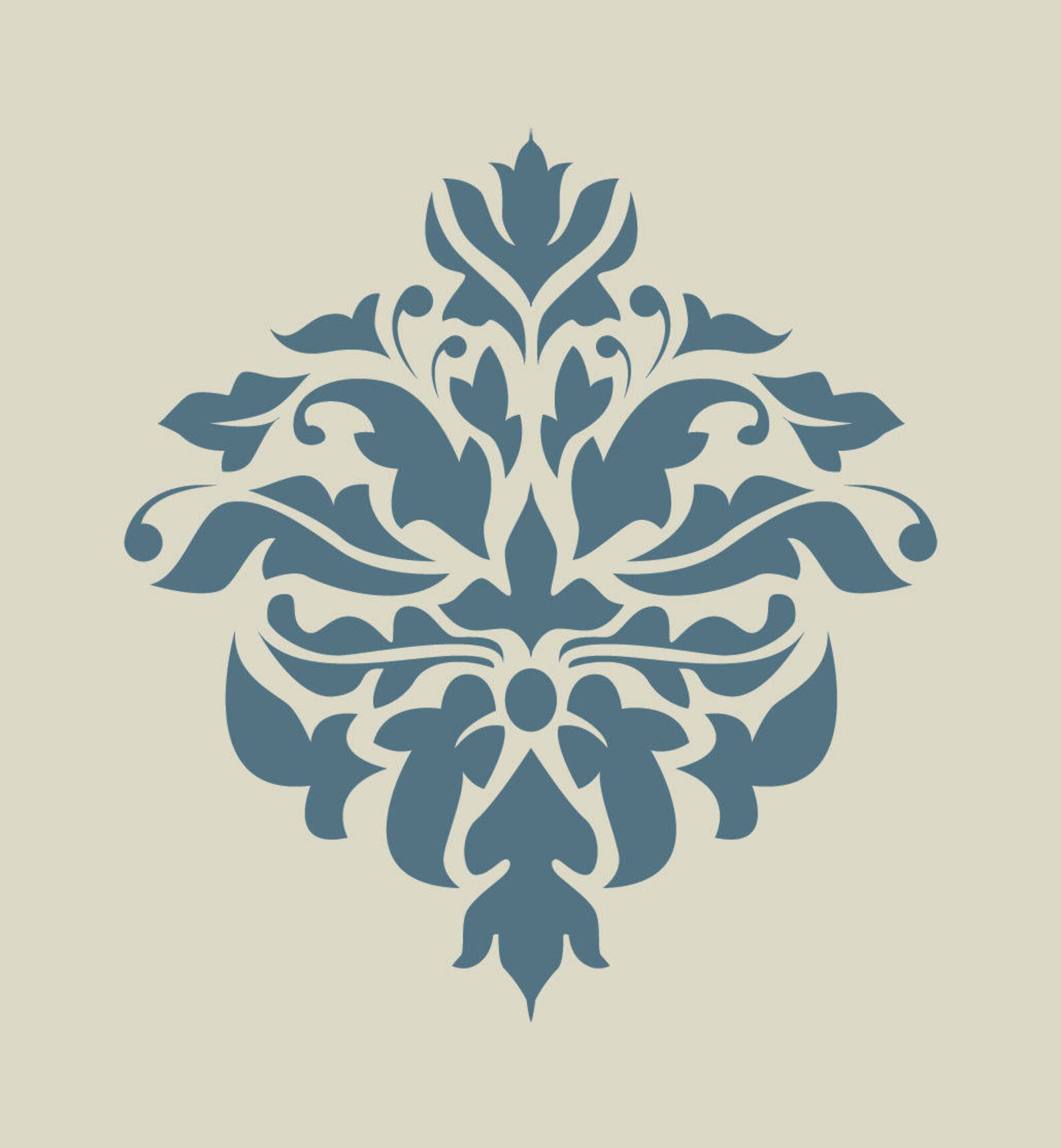 Damascus. Damask. Lace. Floral Pattern. ref 183 Adhesive Etsy