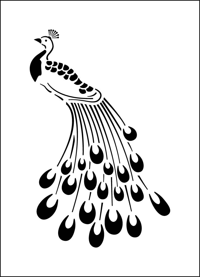 画材 Peacockesque Sense Canvas Peacock Gaze 68 Canvas Art - Home Decor Wall