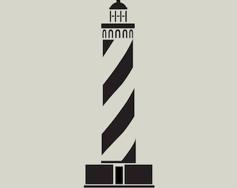 Adhesive vinyl stencil. lighthouse. Seaside (ref 76)