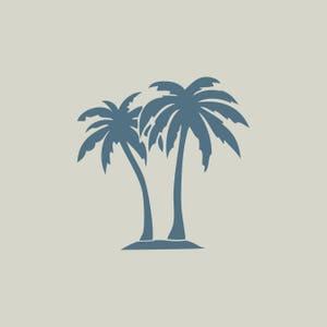 Palm tree. Adhesive vinyl stencil.  Palm stencil (REF 262)
