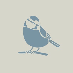 Adhesive vinyl titmouse stencil. (ref 884)
