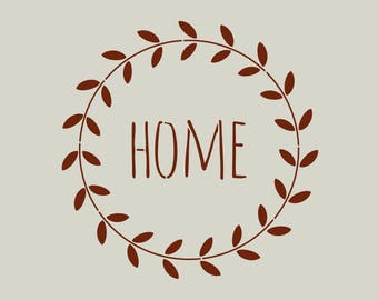 Pochoir couronne. Pochoir home (ref 416)
