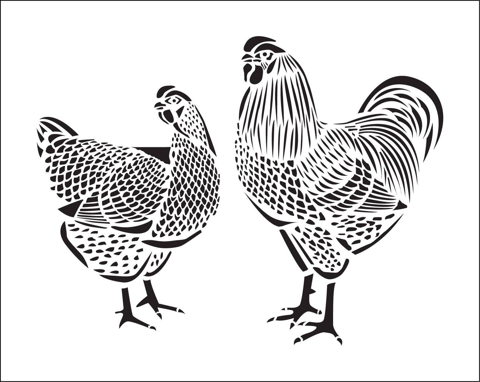 Plat à Cake En Céramique Déco Poule Et Coq - Générique