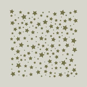 Adhesive vinyl stencil. Stars. Stenciled stars (ref 352)