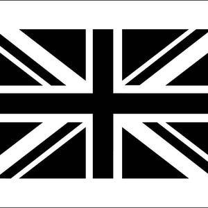 British flag stencil. Union Jack stencil. ref 139 image 2