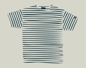 Dessin Mariniere Etsy France