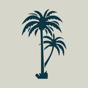 Palm tree. Adhesive vinyl stencil.  Stencil Palm (ref 263)