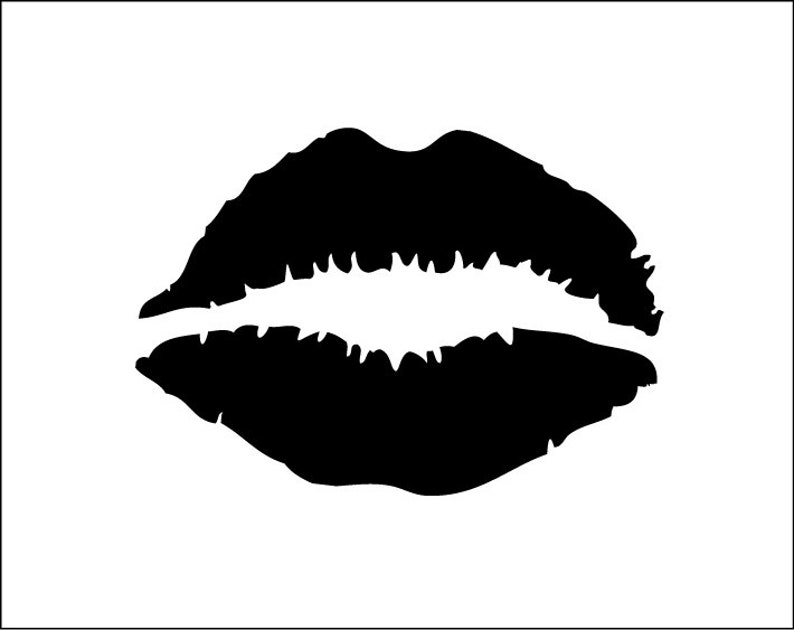 Lips. Lipstick. Lip Stencil ref 292 - Etsy