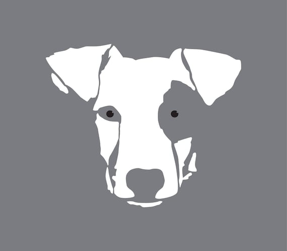 Schablone Hund