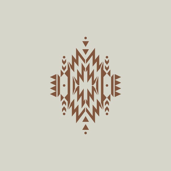 Indian stencil. Ethnic pattern stencil (ref 616)