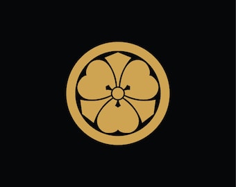 Sticker kamon Oxalis (katabami) (ref KA49)