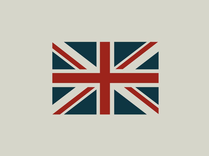 British flag stencil. Union Jack stencil. ref 139 image 1