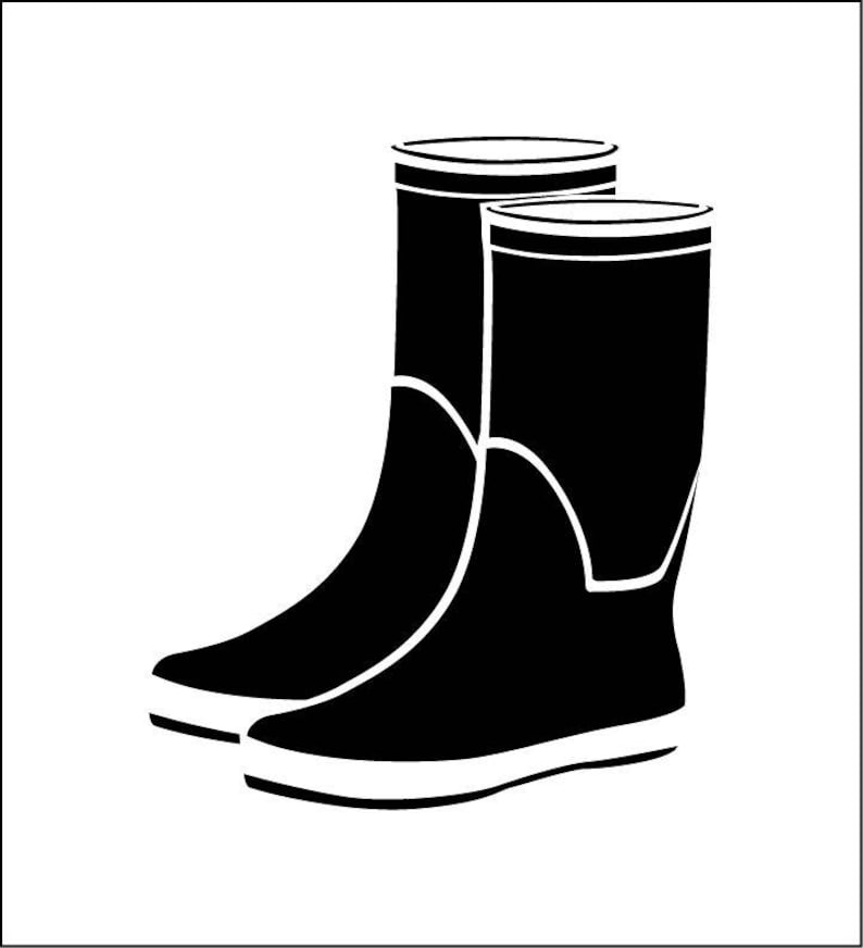Stencil of Boots. Sailor Boots. Sea Atmosphere ref 63 - Etsy