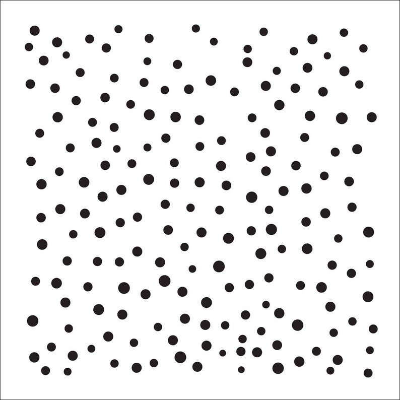 polka-dots-points-polka-dot-stencil-adhesive-vinyl-stencil-etsy