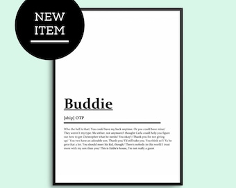 Buddie OTP Print - Buck and Eddie - 911 on Fox