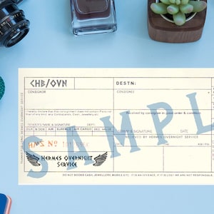 Hermes Overnight Courier Slip - Percy Jackson Universe - PJO - CHB