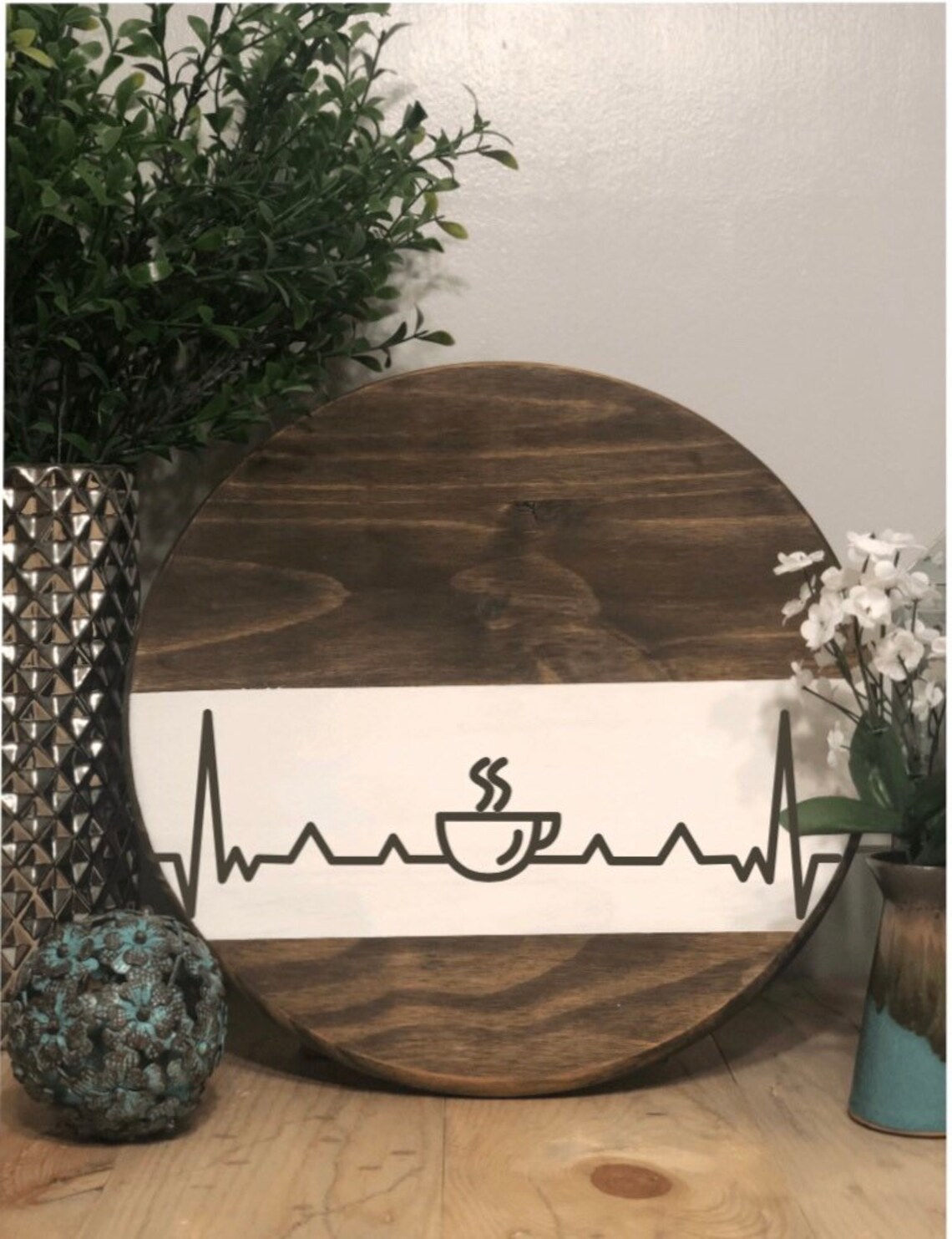 Lazy Susan Turntable Coffee Station Coffee Bar Kitchen Etsy