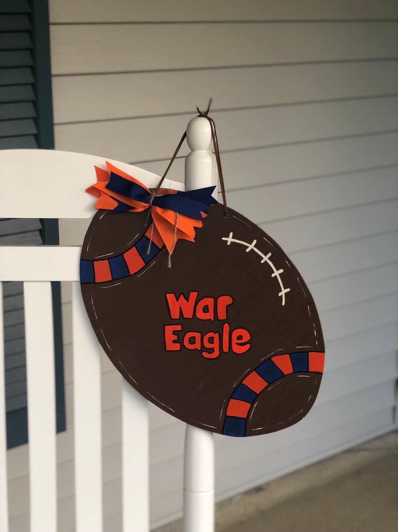 Auburn War Eagle,Football Door Hanger