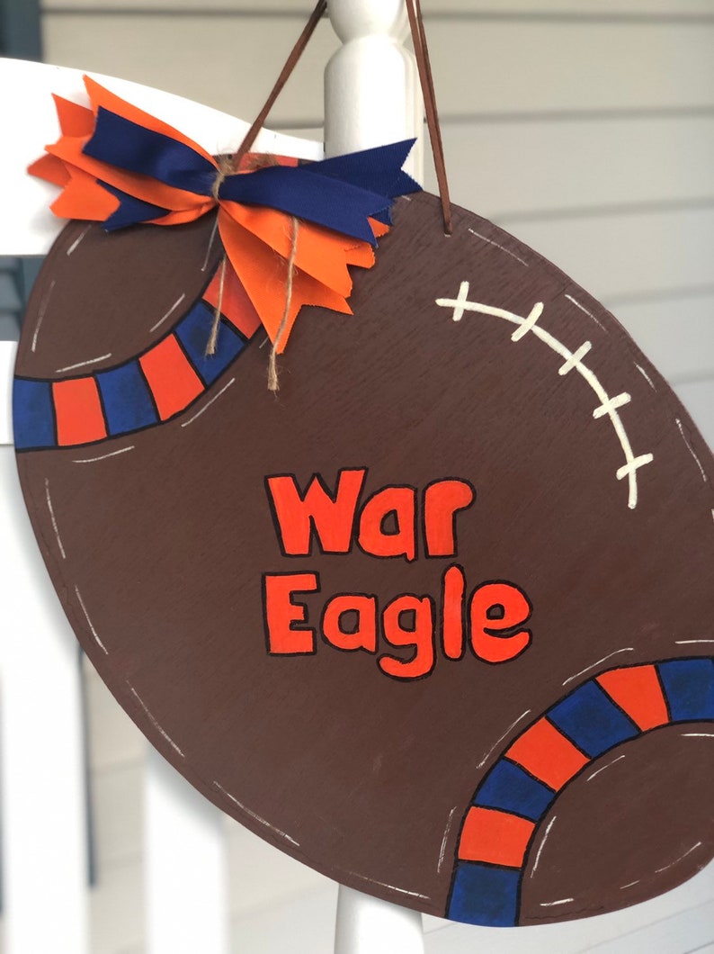 Auburn War Eagle,Football Door Hanger