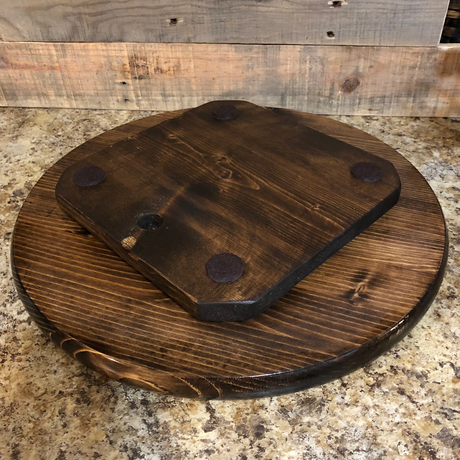 Lazy Susan Turntable Coffee Station Coffee Bar Kitchen Etsy