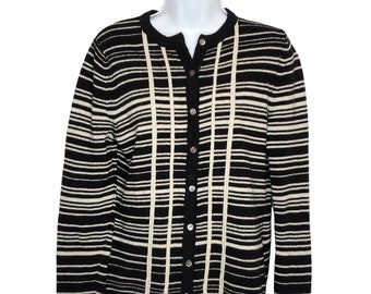 Lambs Wool Cardigan Sweater Sz 