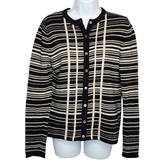 Vintage Deane & White Lambs Wool Cardigan Sweater Sz M Black - Etsy Canada