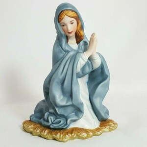 Franklin Mint The Nativity Mary Porcelain Figure 1989 Original Box
