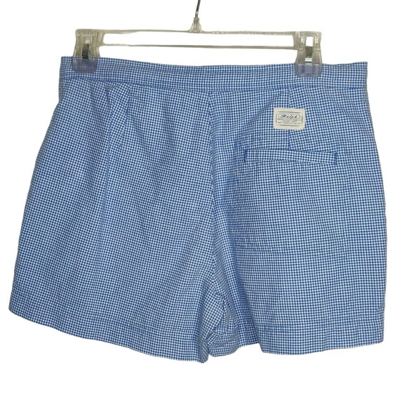 Vintage Ralph Lauren Shorts Sz 6 Blue White Check… - image 2