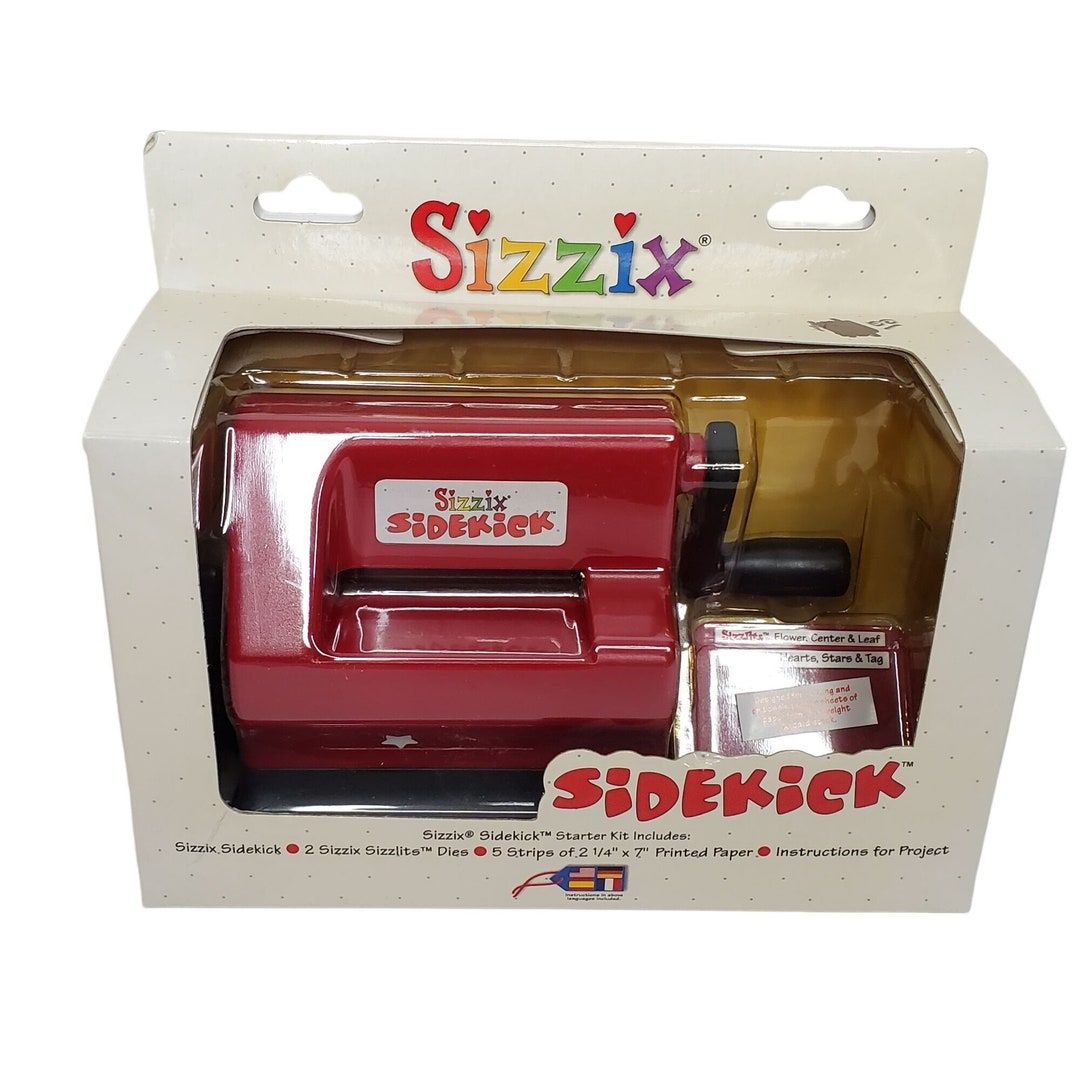 New Sizzix Sidekick Cutting Embossing Machine Starter Kit 2 Etsy
