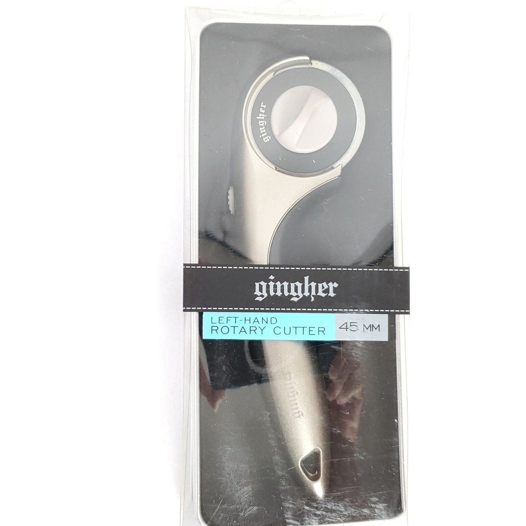 Gingher Rotary Cutter Left Hand Handed 45MM Metal Case Etsy