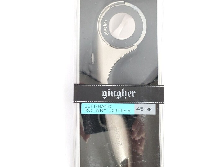 Gingher Rotary Cutter Left Hand Handed 45MM Metal Case Etsy