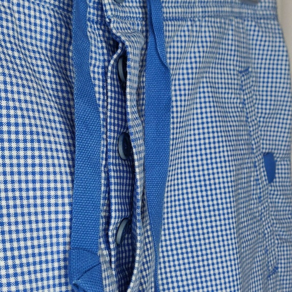 Vintage Ralph Lauren Shorts Sz 6 Blue White Check… - image 3