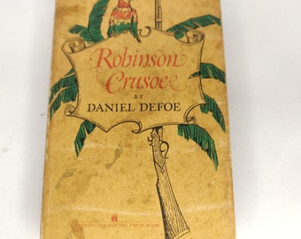 Vintage Robinson Crusoe Daniel Defoe Washington Square Press 1963