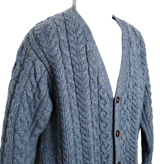 Ll bean cable knit cardigan top