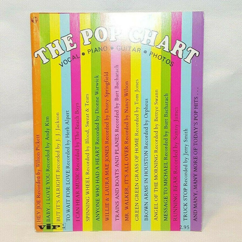 The Pop Charts Song Book The Beach Boys Dionne Warwick Tom Jones The Pop Charts Song Book The Beach Boys Dionne Warwick Tom Jones
