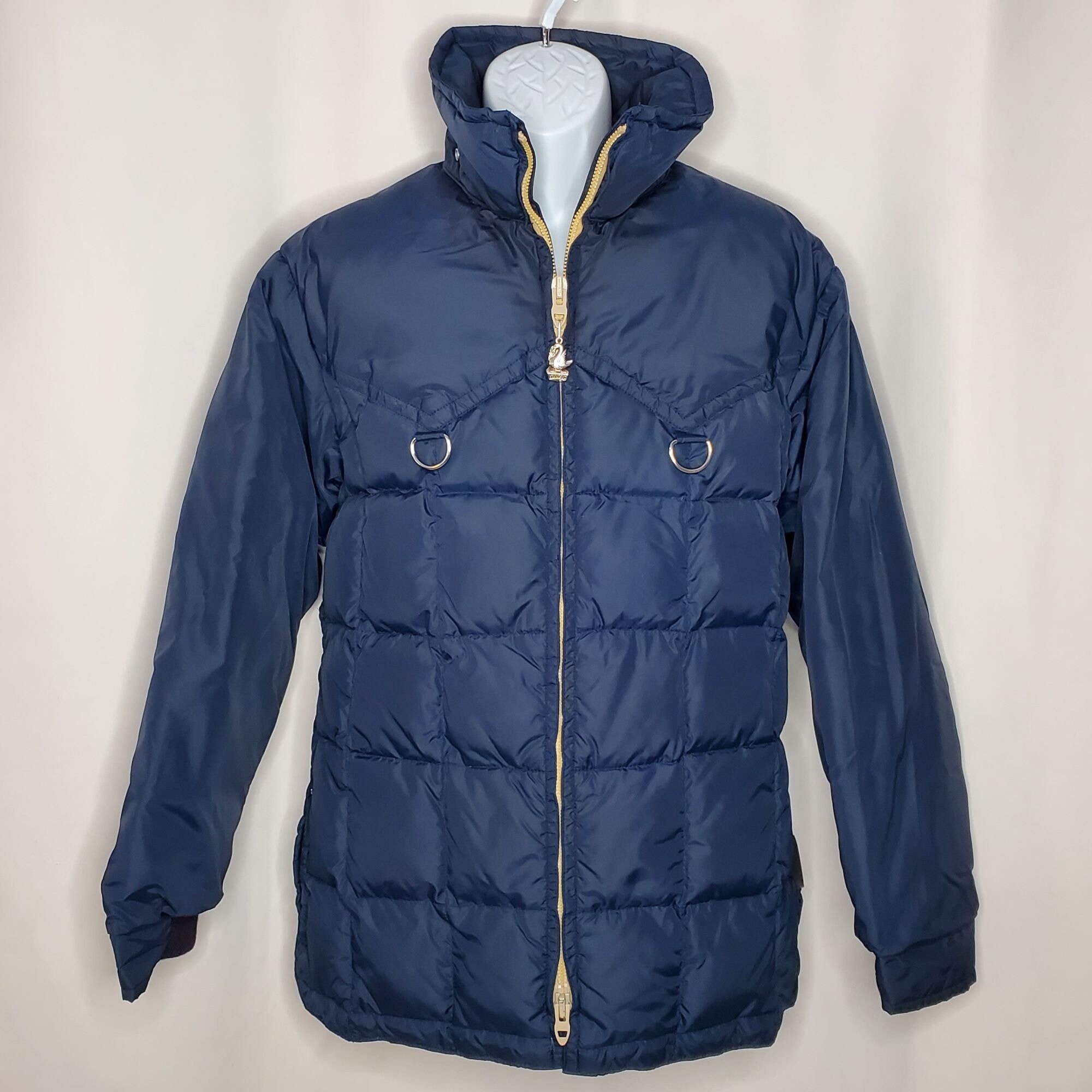 Vintage Mens Comfy Winter Goose Down 