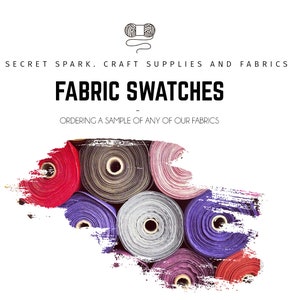 Fabric swatches : Silk Satin, Tulle, Lace, Sequins, Etc - Secret Spark Fabric Swatches Samples - Buy fabric online