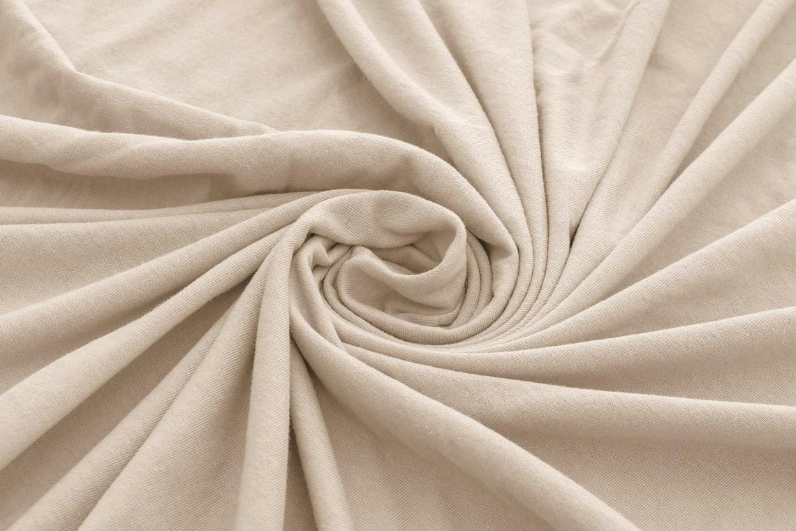 100% Polyester Fabric Beige Fabric Plain Fabric (110 x 130cm Remant Fabric)  Fabric Cut off Fabric Fashion Clothing Crafts Supplies