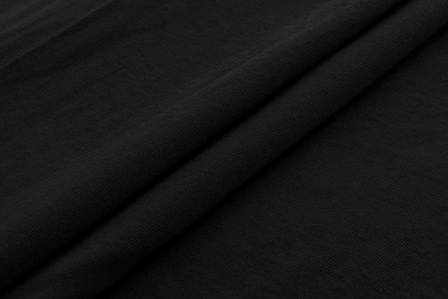 Black Pure Soft Cotton by the Yard, kulir Soft Lightweigth 100% Cotton  Fabric for Pajamas, Sportswear, Dresses -  Canada