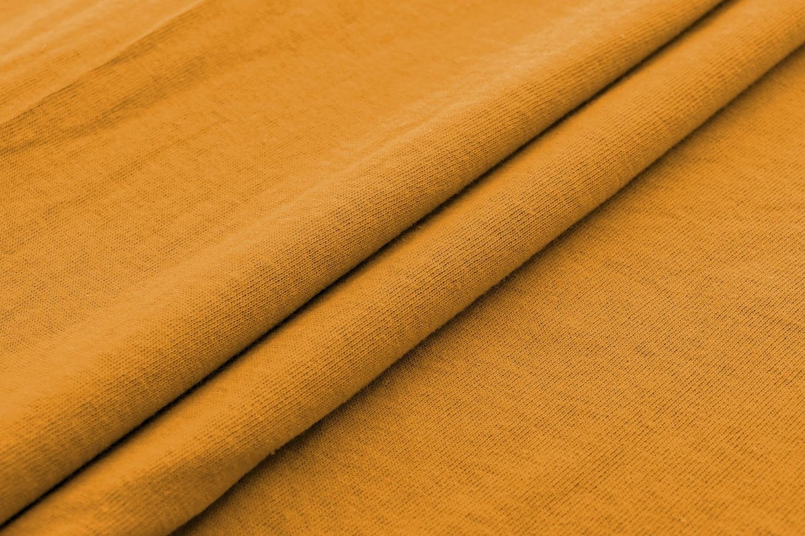 New 70 in Width saffron Color Plain Cotton Fabric Etsy