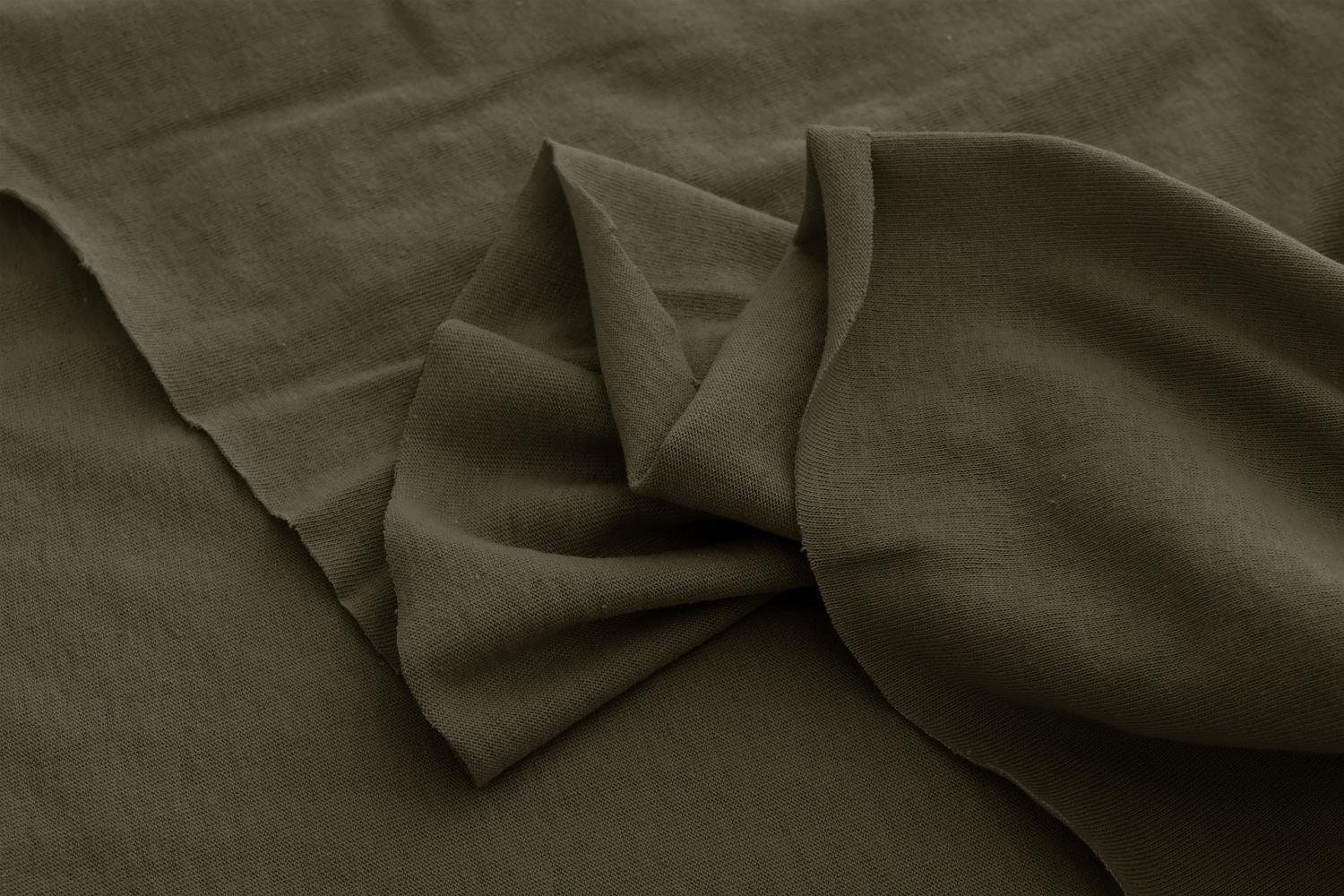 Breatheble Khaki Color Plain Cotton Fabric by the Yard Etsy