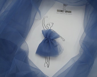 NEW! Deep Space Blue blue soft tulle fabric, "Muse" tutu fabric, deep blue tulle mesh, tulle wholesale 3m width, wholesale tulle fabric