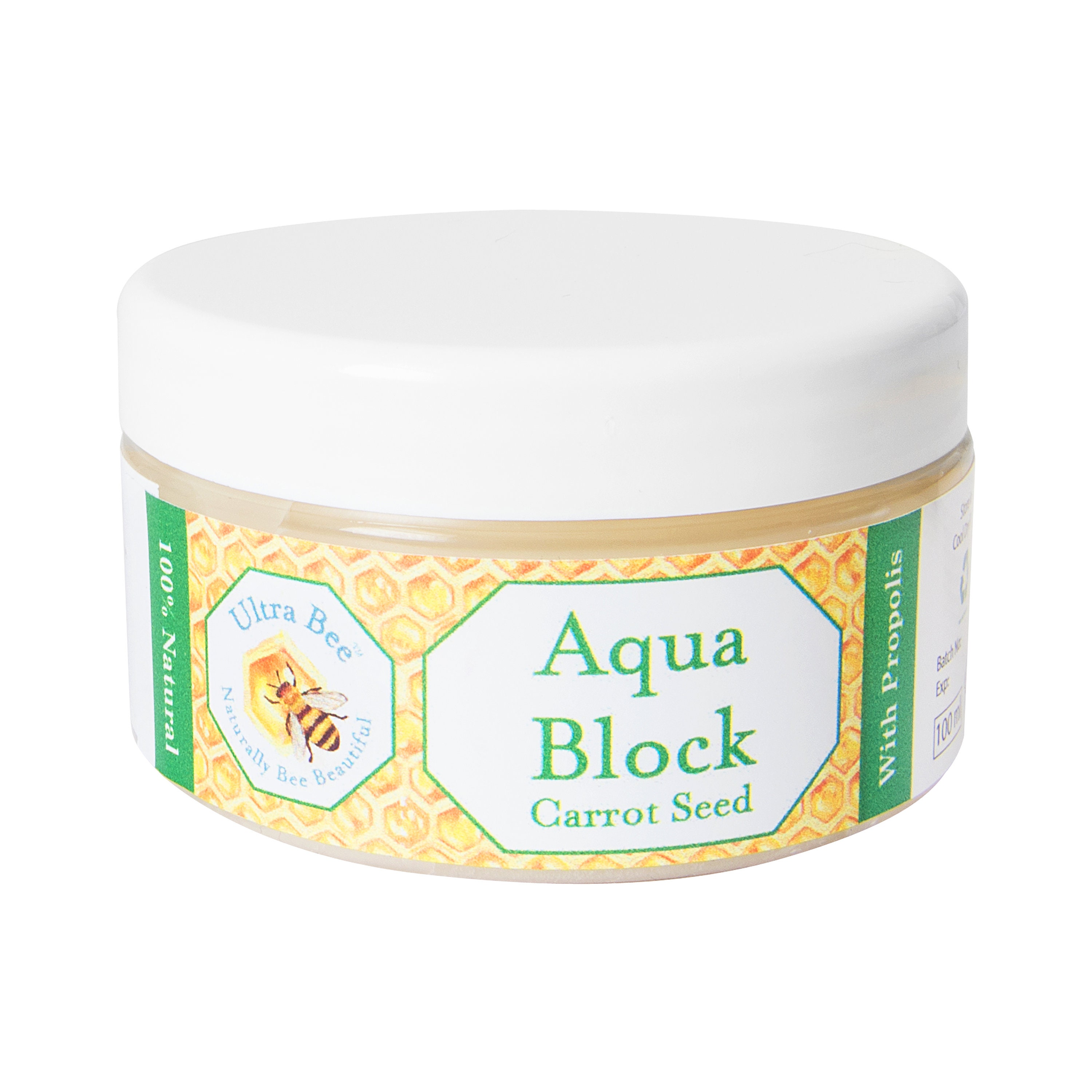 100 Natural Pre Swim Aqua /chlorine Protection Balm Carrot Seed Oil